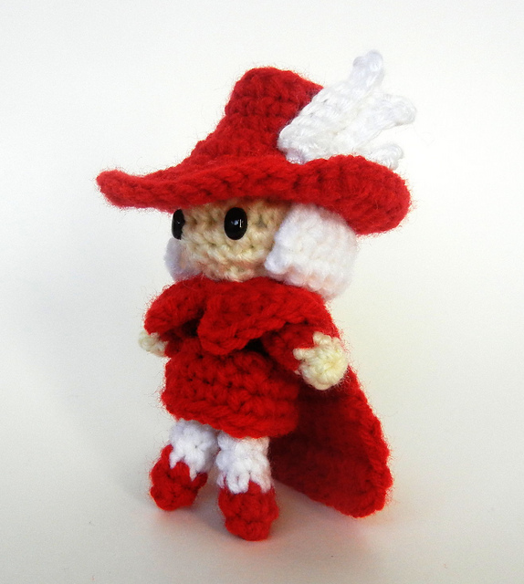 Final Fantasy Red Mage Crochet Doll