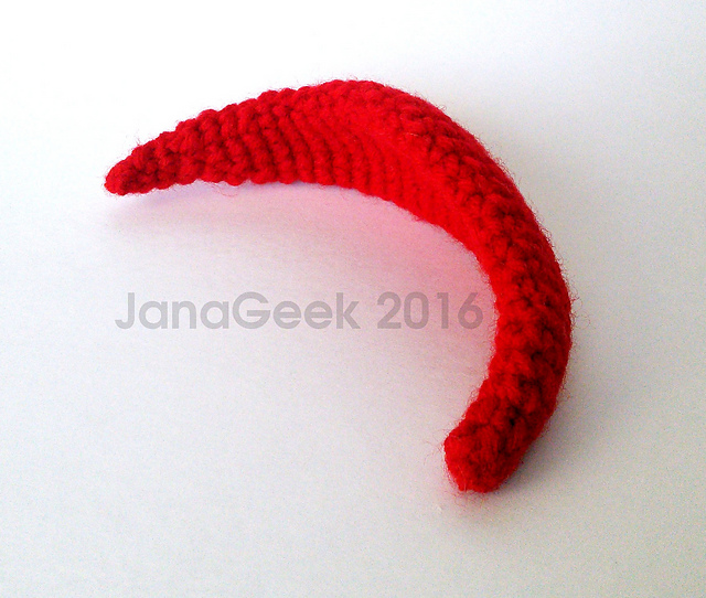 Sickle Blood Cell Amigurumi