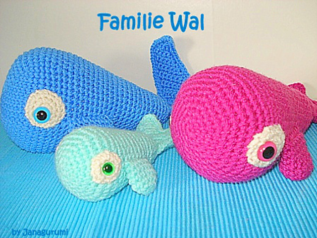 Amigurumi "Family Whale"