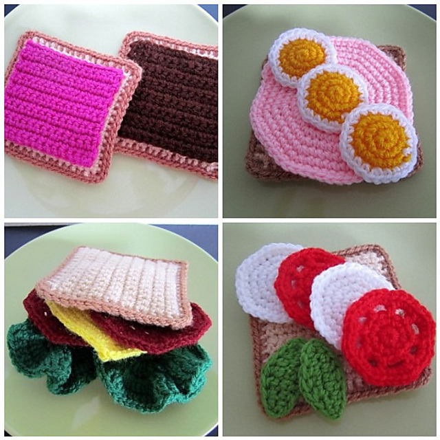 Amigurumi Tasty Toasts