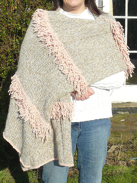 Shaggy Chenille Wrap