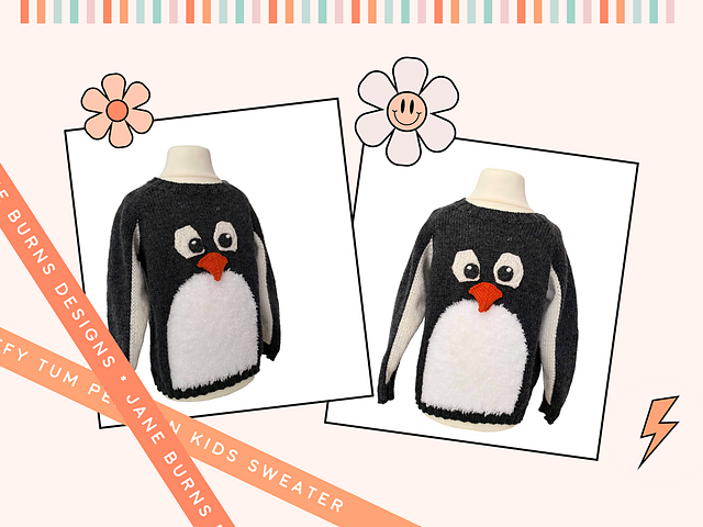 Mr Fluffy Tum Penguin Sweater