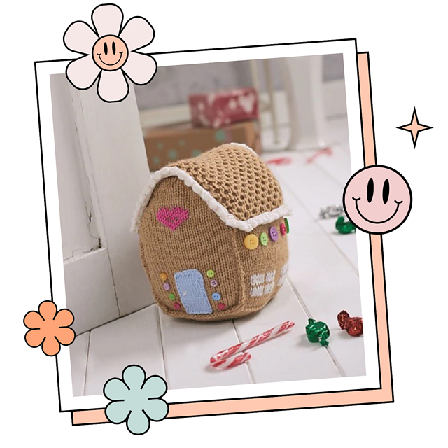 Gingerbread House Doorstop