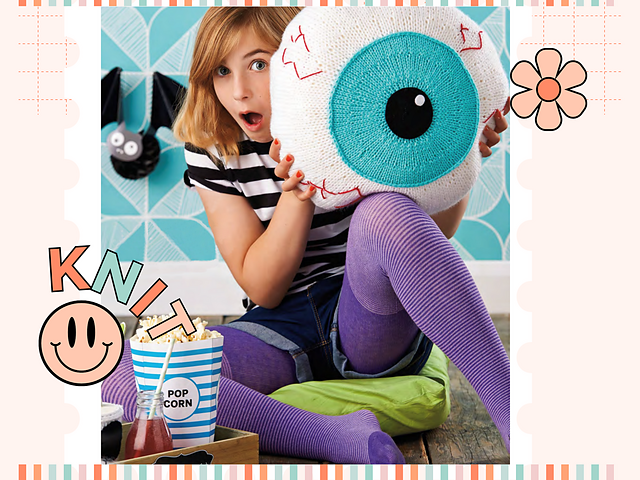 Jeepers Peepers Eyeball Cushion