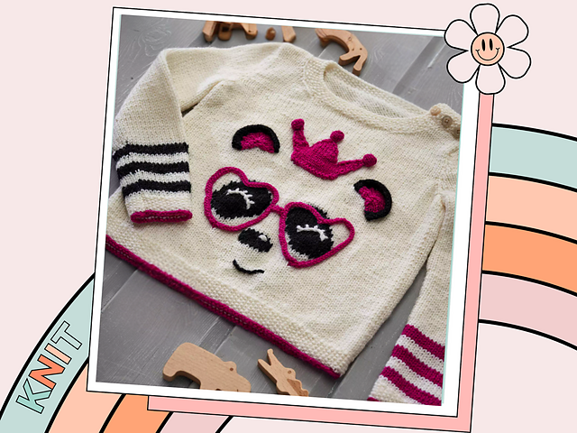 Panda Queen Pullover