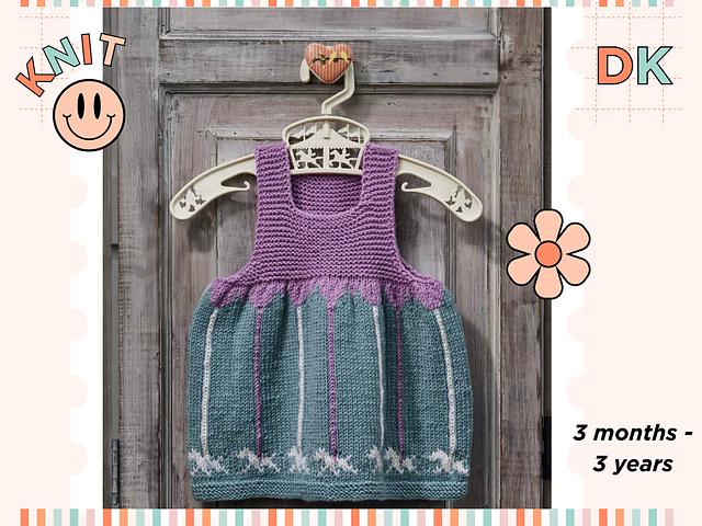 Carousel Horse Pinafore Dress