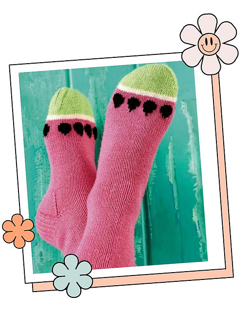 Watermelon Socks