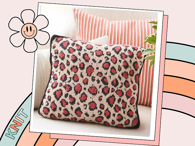 Leopard Print Cushion