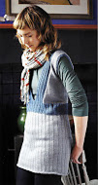 Nuna elongated, v-neck, sleeveless dress