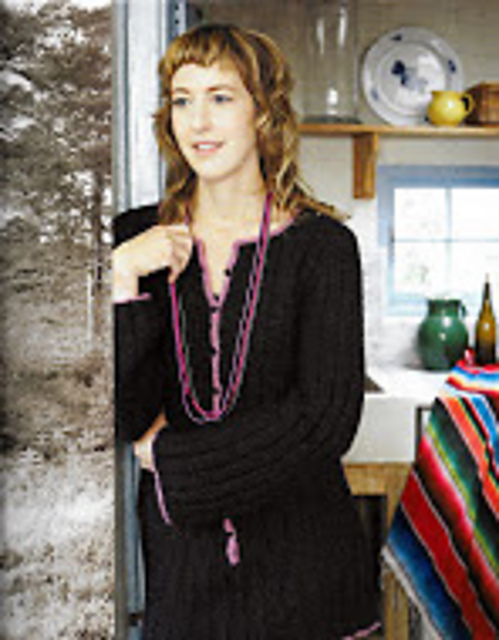 Miski sweater with elongated neck-opening