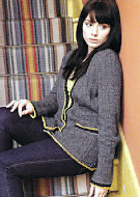 Qina long, ribbed, v-neck cardigan