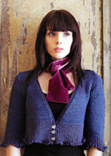 Tupa cropped, v-neck cardigan