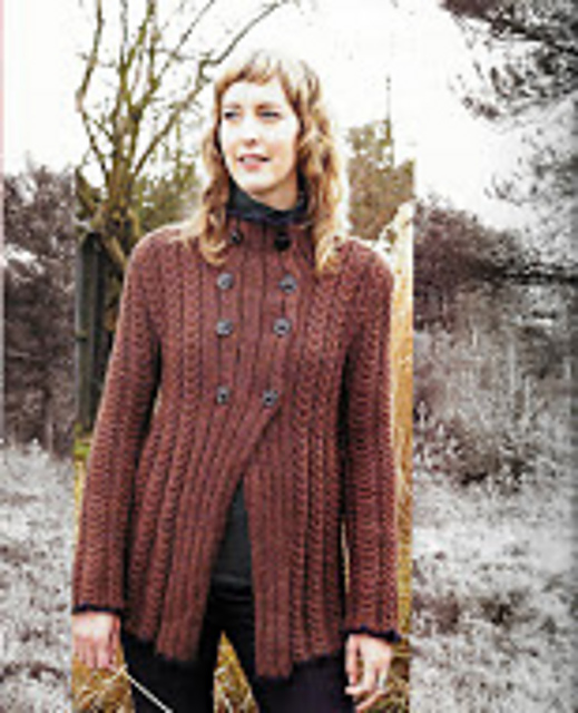 Miski three-quarter length, cable coat