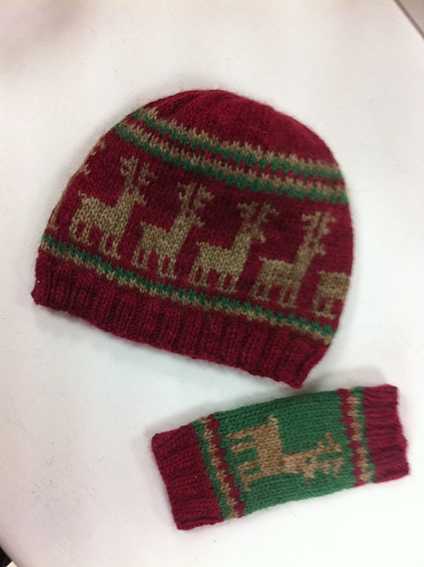 Christmas Hat & Mittens