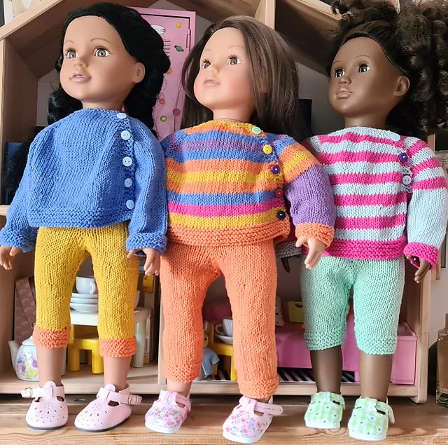 18 Inch Child Doll Sweater