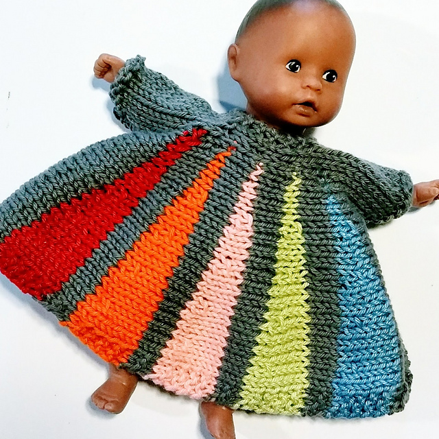 Mini Baby wears Maddie's Dress