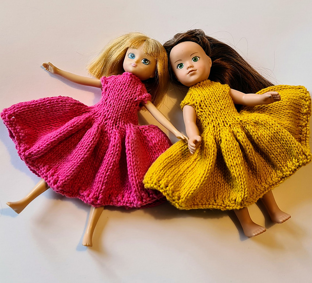 7 Inch Doll Party Dress