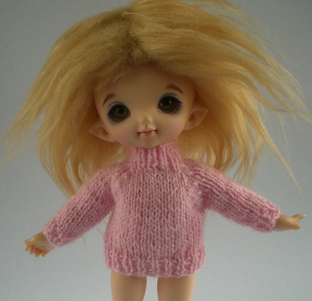 Plain sweater for Pukifee or Lati Yellow