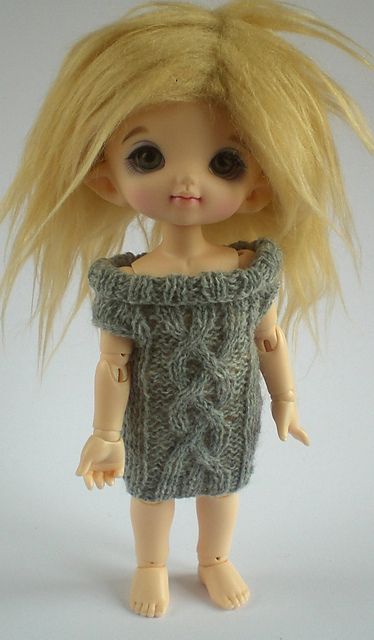 Sweater Dress for Pukifee or Lati Yellow