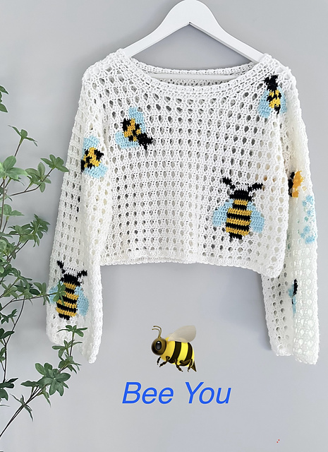 Bee You Mesh Sweater