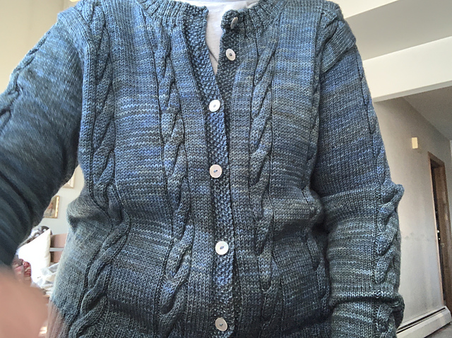 Cable Cardigan