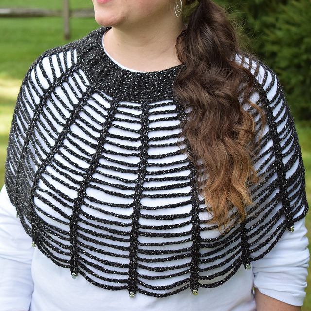 Lacy Web Poncho