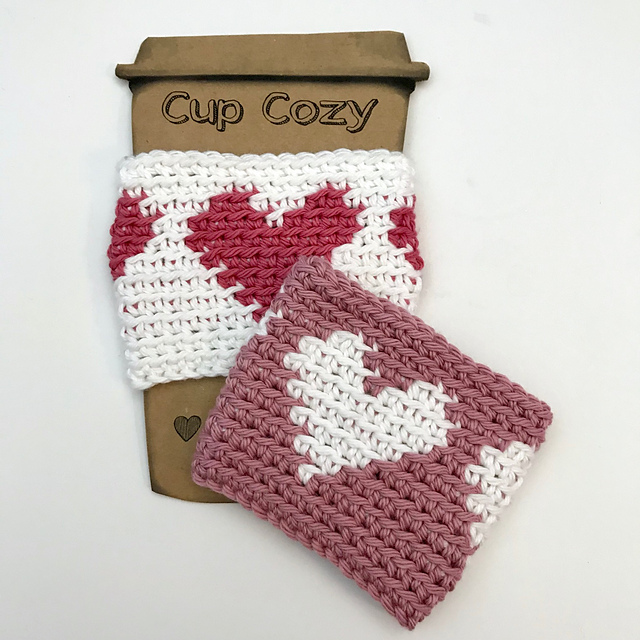 3 Hearts Cup Cozy