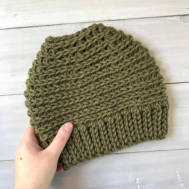 Messy Bun Ponytail Hat