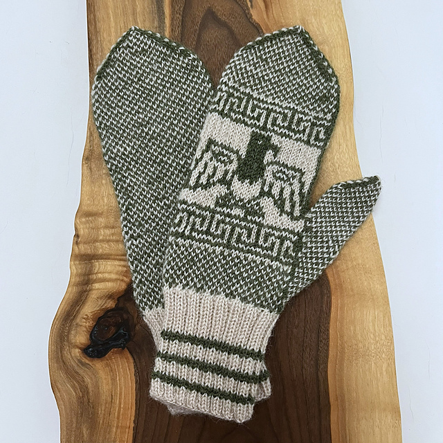 East Meets West Mittens