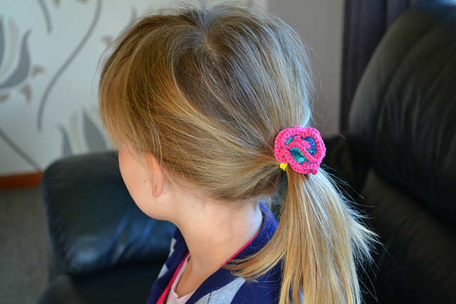 Frilly Flowery Hair Ties