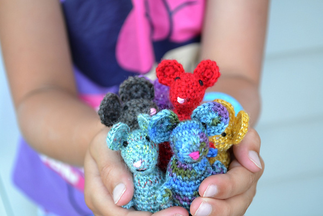 Tiny Crochet Mousies