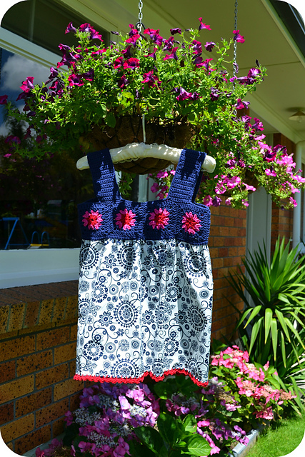 Dianthus Crochet Yoke Top