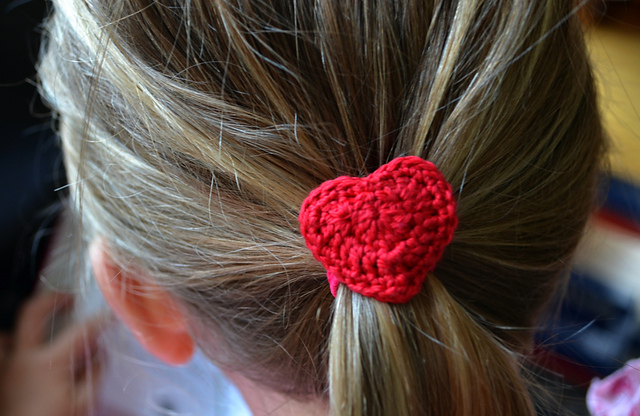 Little Hearty Hair Ties