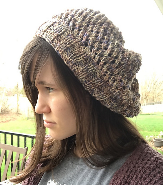 Diagonal Lace Slouch