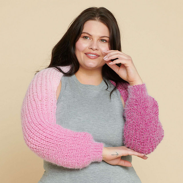 Brioche Rib Shrug