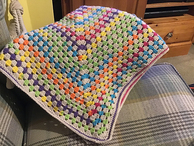 Super-sized Granny Blanket