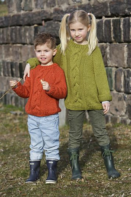 92116. BARNTRÖJA MED FLÄTA