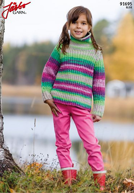 91695. PATENTSTICKAD BARNTRÖJA