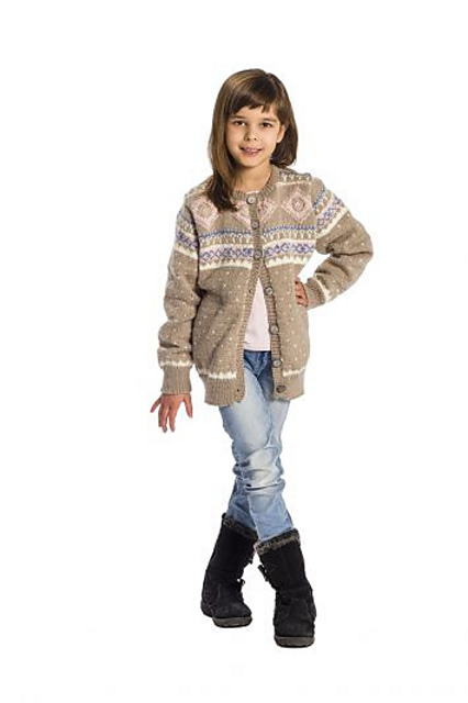 91678. FAIR ISLE – TRÖJA & KOFTA TILL BARN