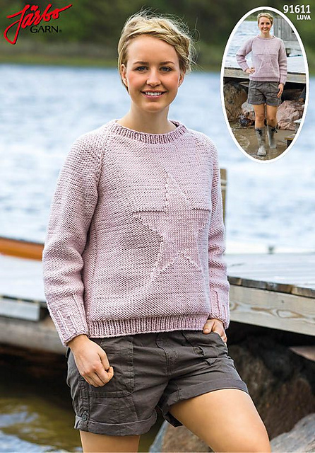 91611. DAMTRÖJA MED STJÄRNA