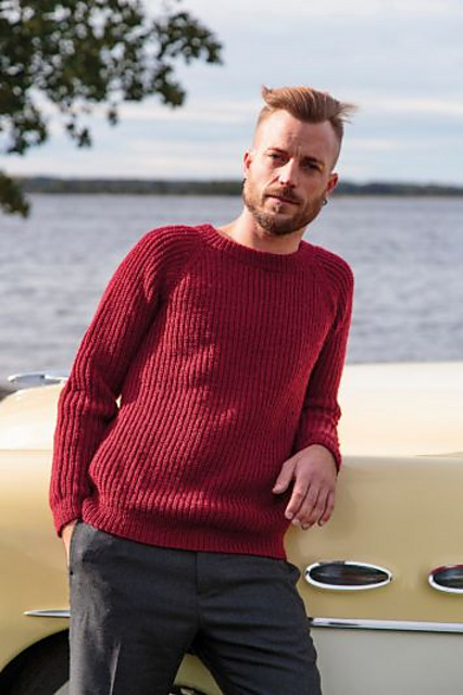 91091. "Persson" - patentstickad tröja