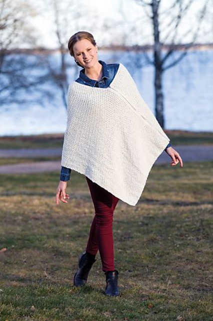 91457. PONCHO MED DRAGKEDJA