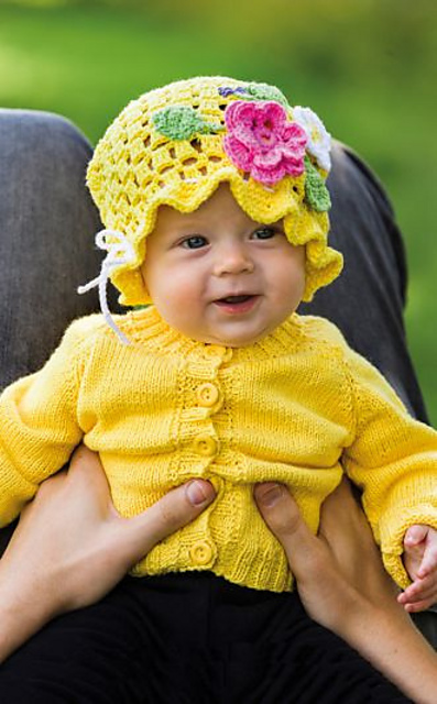 91440. BLOMSTERHATTAR TILL BABY