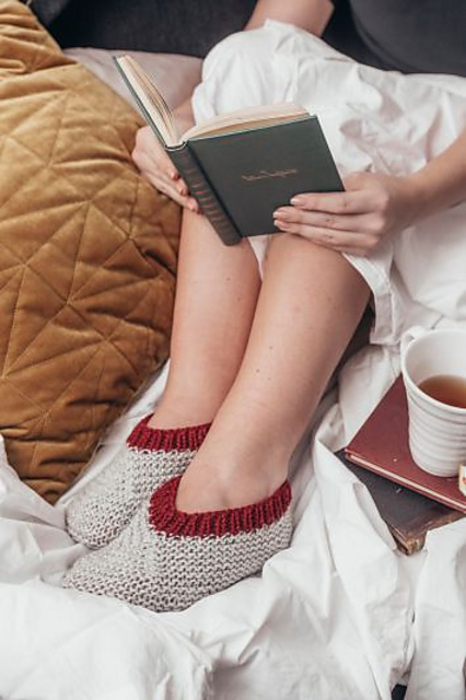 92375. Tofflor till små och stora fötter