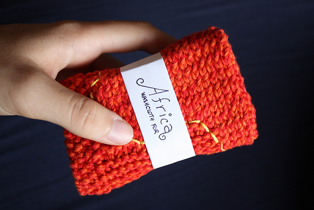 Washcloth for Africa