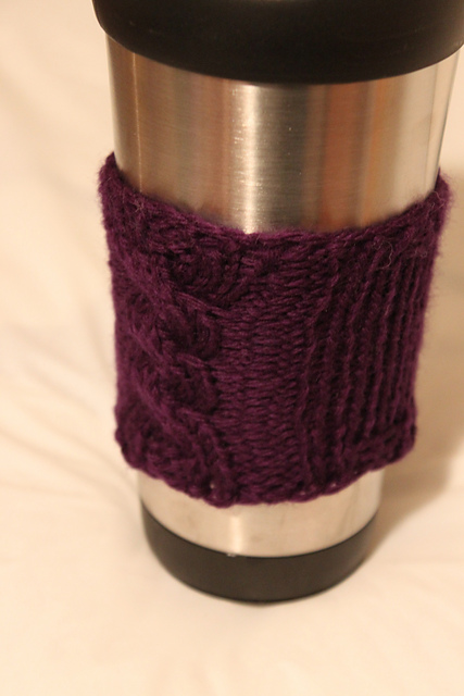 Elaine's Cabled Mug Cozy