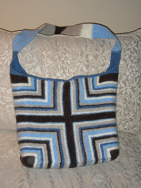Four Square Mitered Tote