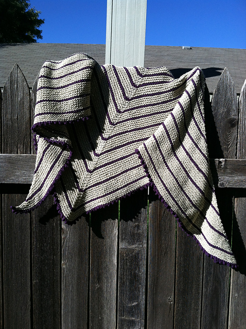 Striations Shawl