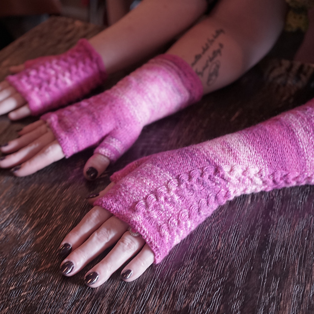 1 Shot, 2 Shots, 3 Shots Fingerless Mitts
