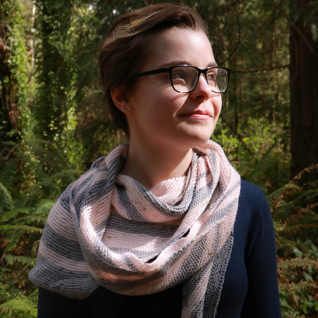 Bashful Stripes Shawl